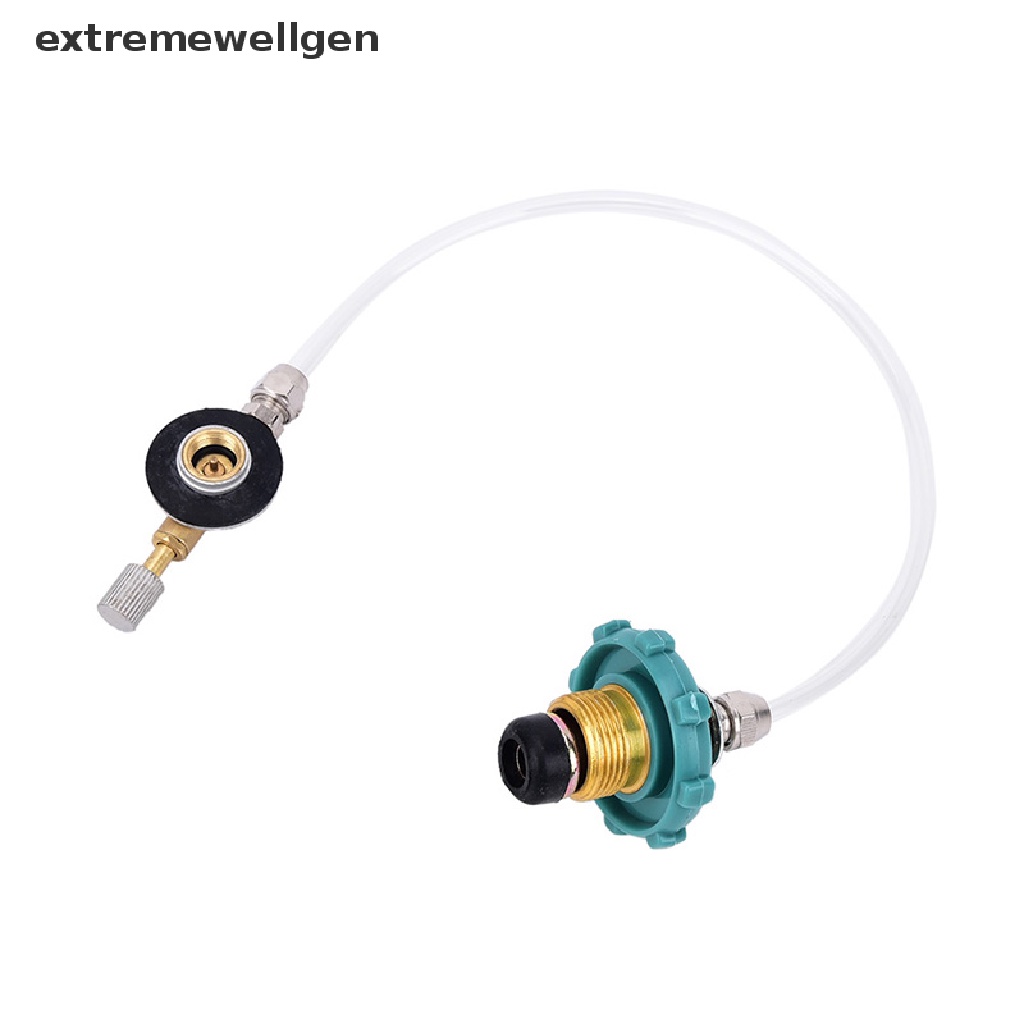 [extremewellgen] Đầu Nối Chuyển Đổi Bình Gas Propane Phẳng Dùng Khi Đi Cắm Trại Ngoài Trời LLF