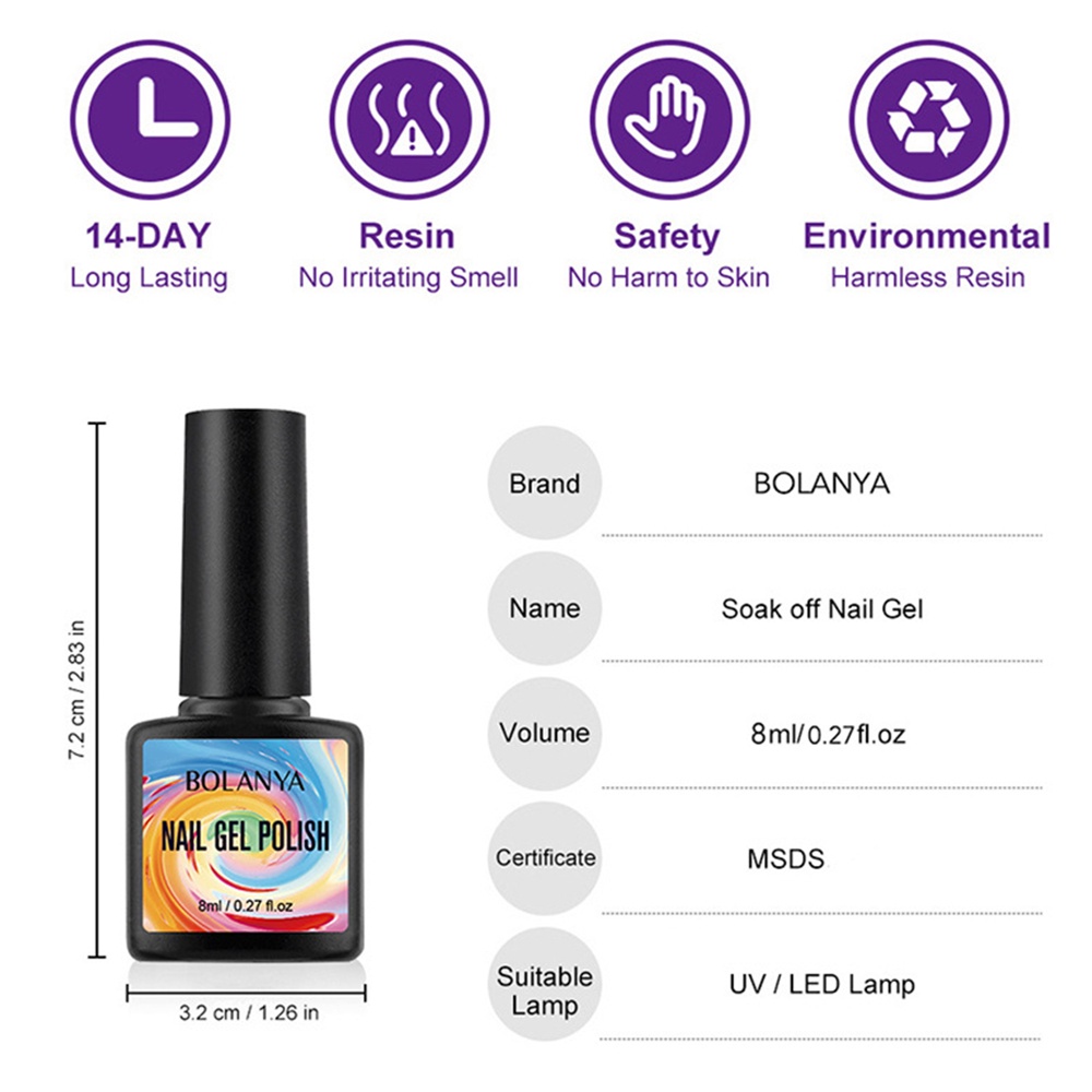 Keo Sơn Móng Tay UV ANNIES 24 Loại Keo Lấp  nh Mới Nghệ Thuật Bền Màu [Bảo Mẫu]