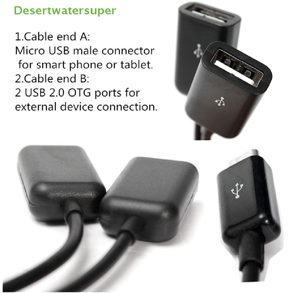 Bộ Chia Cổng Micro USB OTG Cho Máy Tính Bảng PC Và Điện Thoại Thông Minh