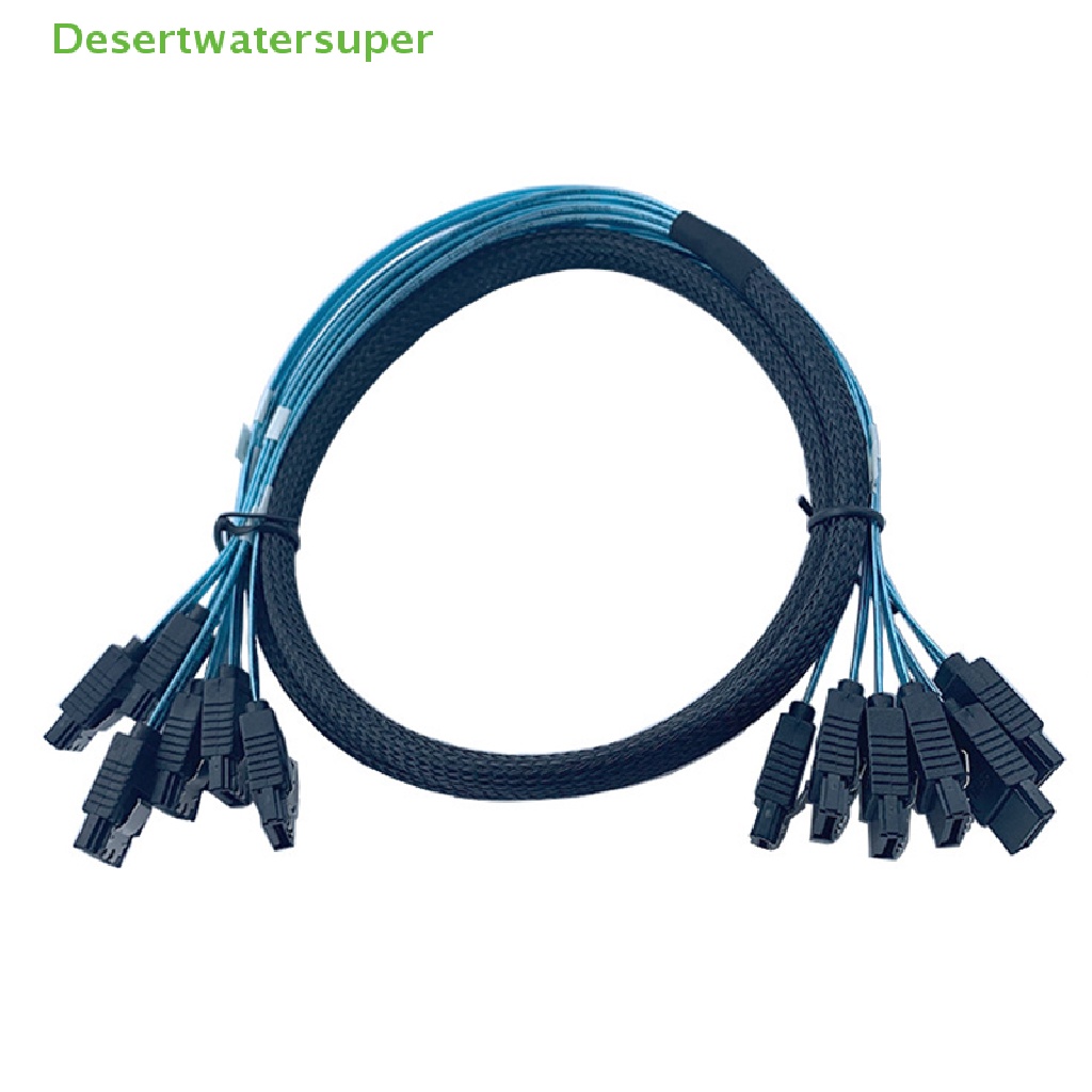 Cáp Chia 6 SATA III 6Gbps 7Pin​ Dây Cáp Dữ Liệu Cho Máy Chủ 0.5m / 1m