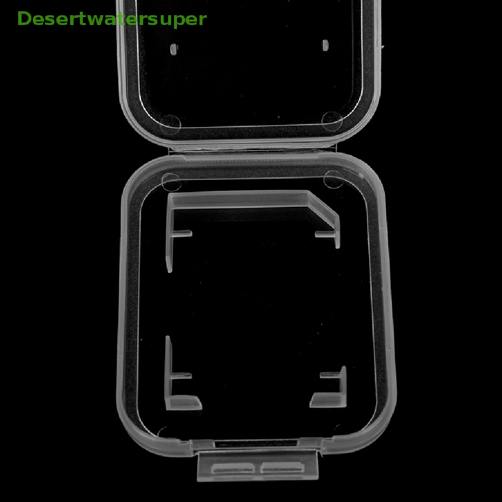 Set 10 Hộp Nhựa Trong Suốt Đựng Thẻ Nhớ SD SDHC Tiêu Chuẩn