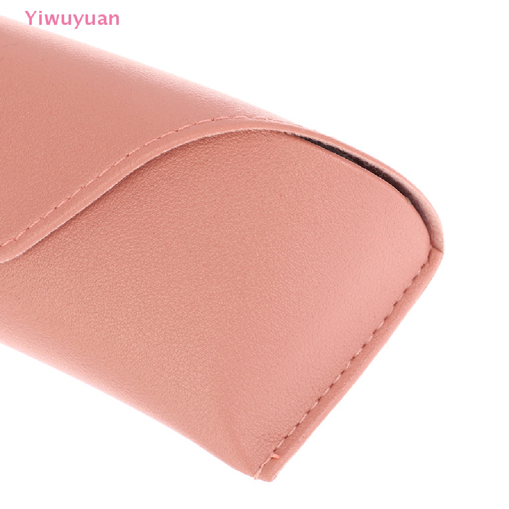1 Túi Da Đựng Mắt Kính Màu Trơn Mới