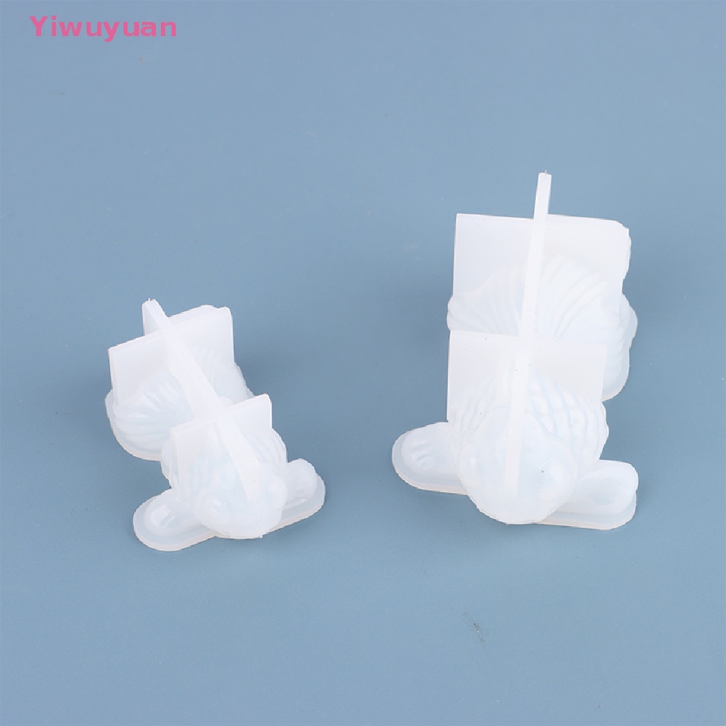 Bộ 2 Khuôn Silicone Hình Cá Vàng 3D Làm Trang Sức Thủ Công