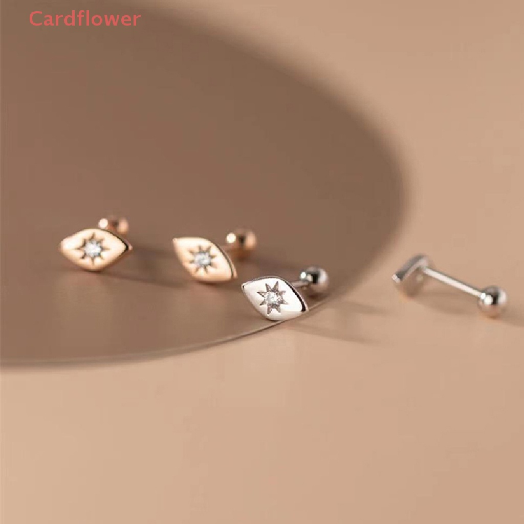 1 Đôi Khuyên Tai Đính Đá Zircon Thời Trang Mới