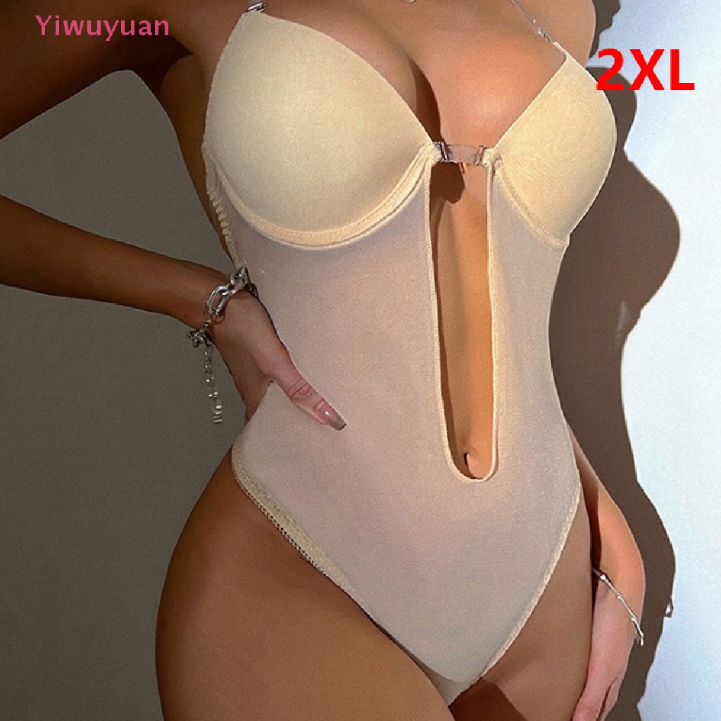 Bộ Áo Liền Quần Hở Lưng Cổ Chữ V Sâu Quyến Rũ Dành Cho Nữ