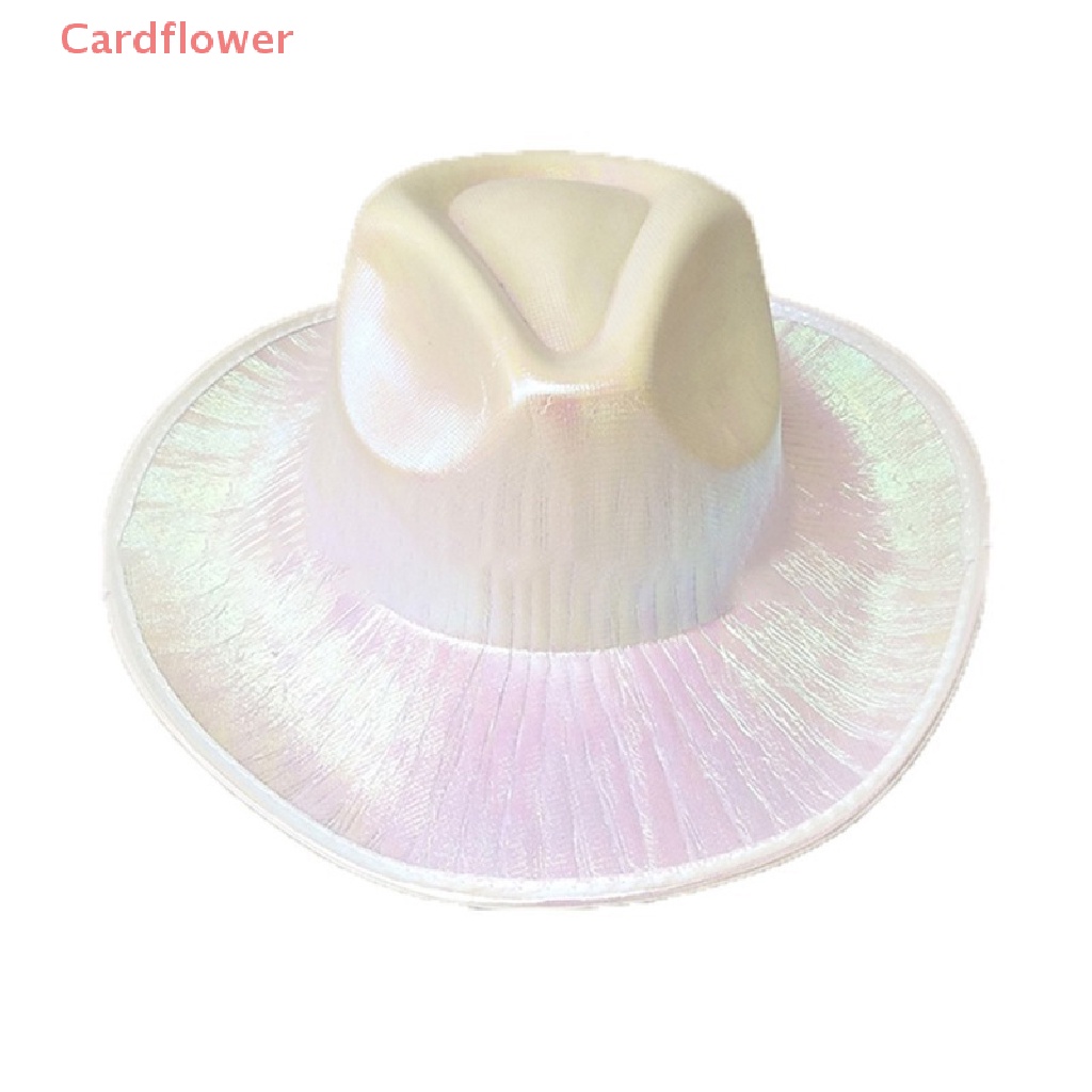 Mũ Cao Bồi Đính Hạt Ngọc Trai Lấp Lánh Cho Nữ