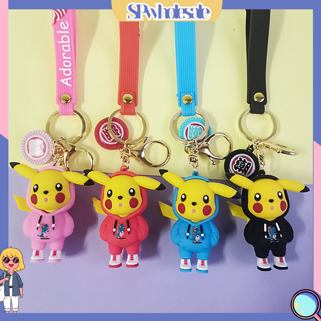 <SPwholesale> Giá Đỡ Chìa Khóa / Túi Xách / Móc Khóa Hình Nhân Vật Hoạt Hình Pokemon