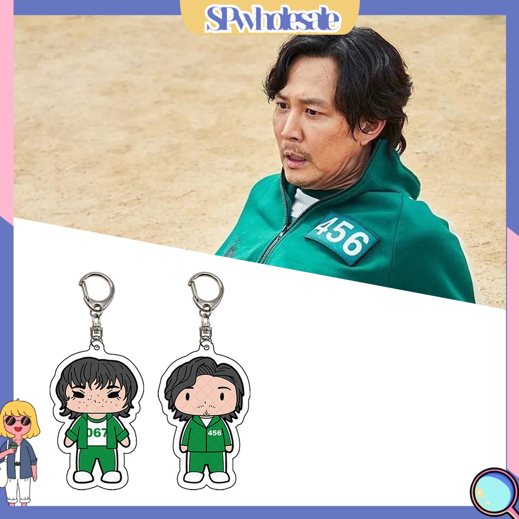 <SPwholesale> Móc Chìa Khóa Hình Mực Chơi Game Bằng Acrylic Đa Năng