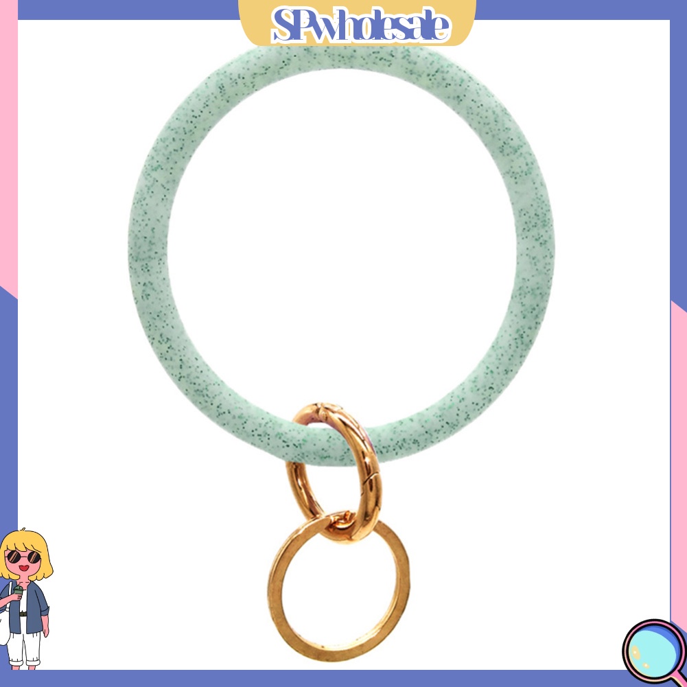 <SPwholesale> Vòng Đeo Tay Thể Thao / Móc Chìa Khóa Bằng Silicone < Spwholeale