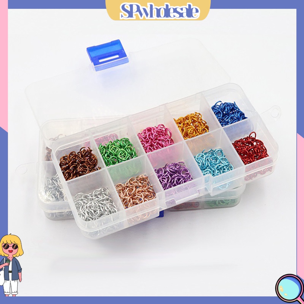 &lt;SPwholesale&gt; Set 5050 Vòng Nhôm Nhiều Màu Sắc Dùng Làm Vòng Cổ Choker