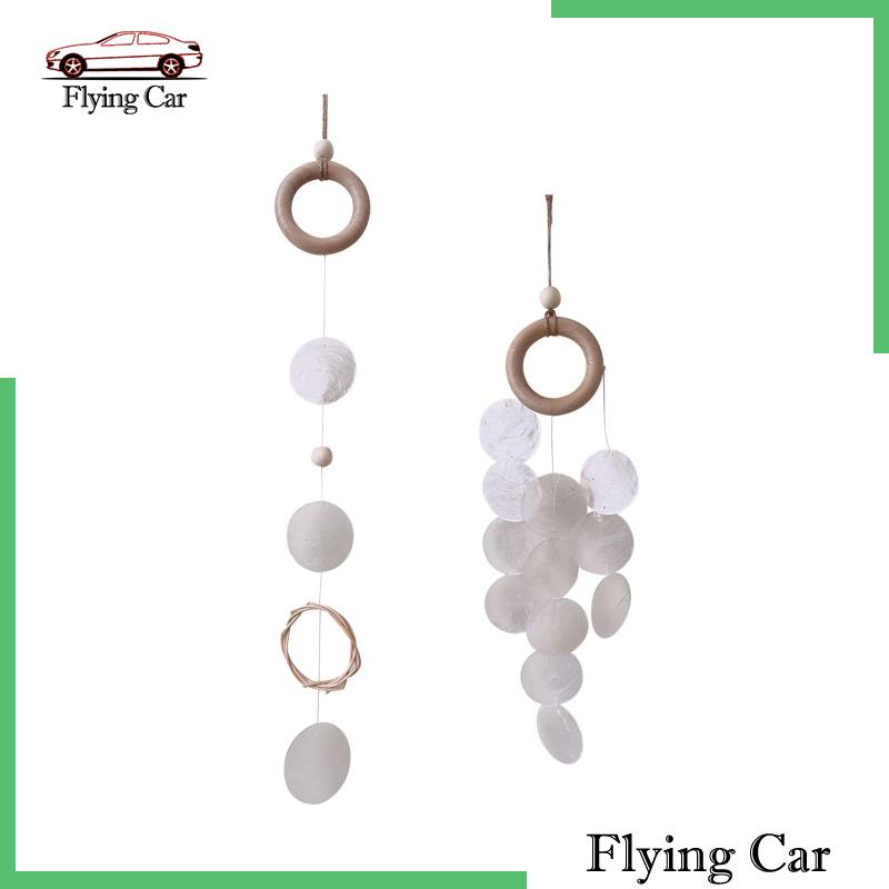 [Lzdjfmy2] Chuông Gió Vỏ Sò Thủ Công Dễ Thương Treo Nôi Em Bé Sân Vườn