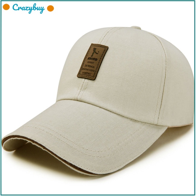 Cr Mũ Lưỡi Trai Vải Thoáng Khí Phong Cách Đơn Giản Cho Nam