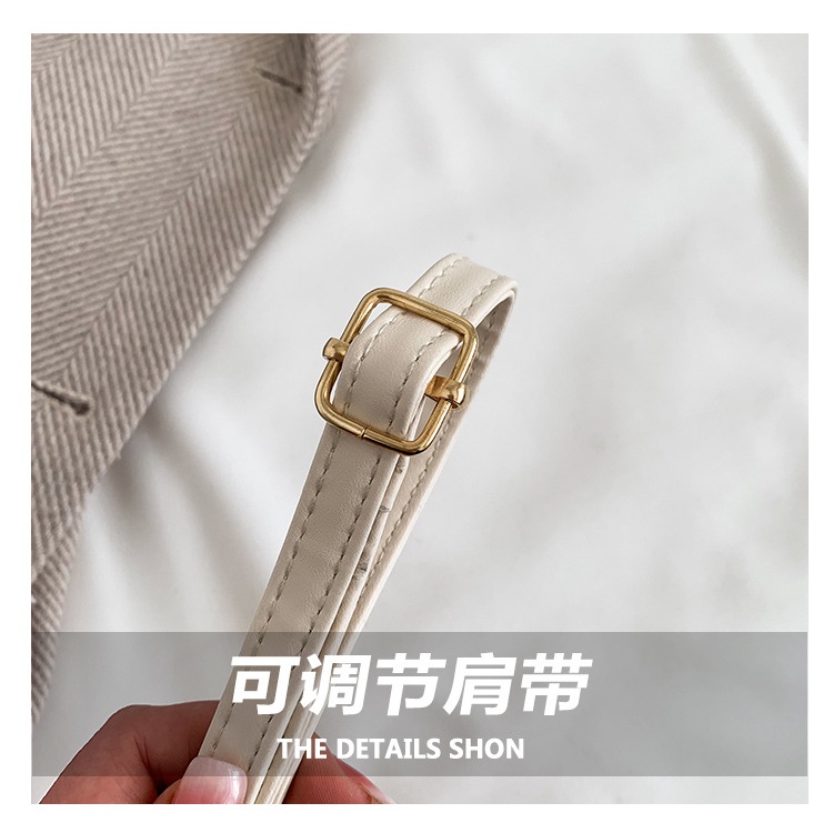 Túi Đeo Chéo Mini Màu Trơn Thời Trang Mùa Xuân 2023 Dành Cho Nữ