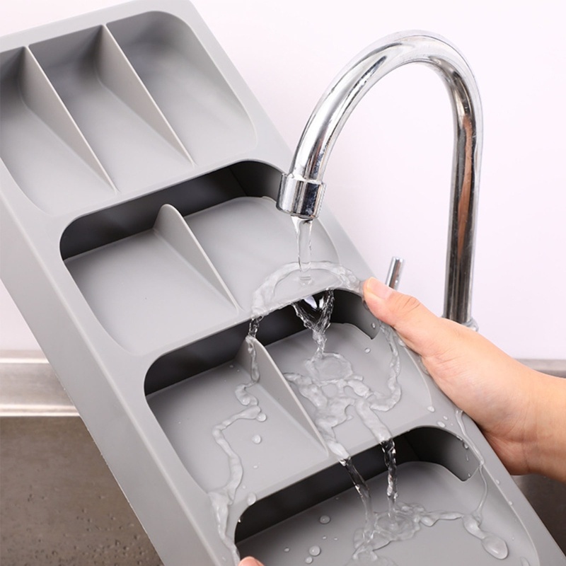 Khay Đựng Muỗng Nĩa Bằng PP Tiện Dụng Cho Nhà Bếp