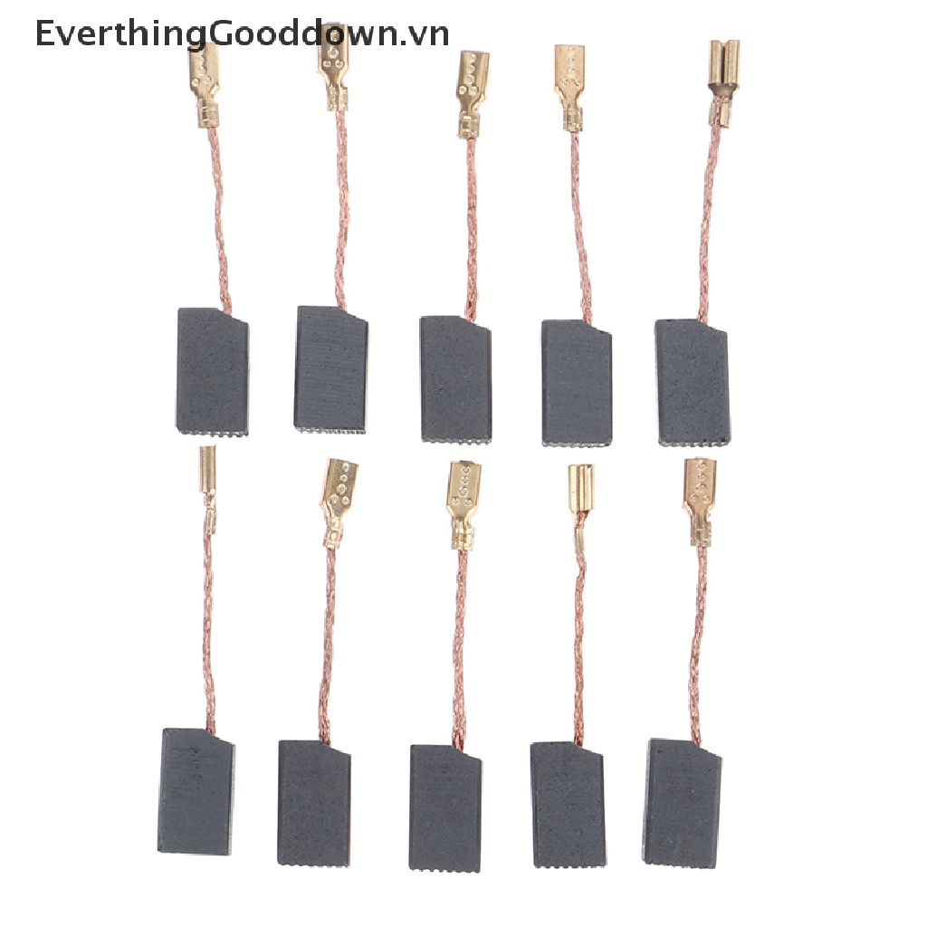 Set 10 Động Cơ Chổi Than 100mm Cho Máy Mài Góc 6 * 8 * 14mm vn