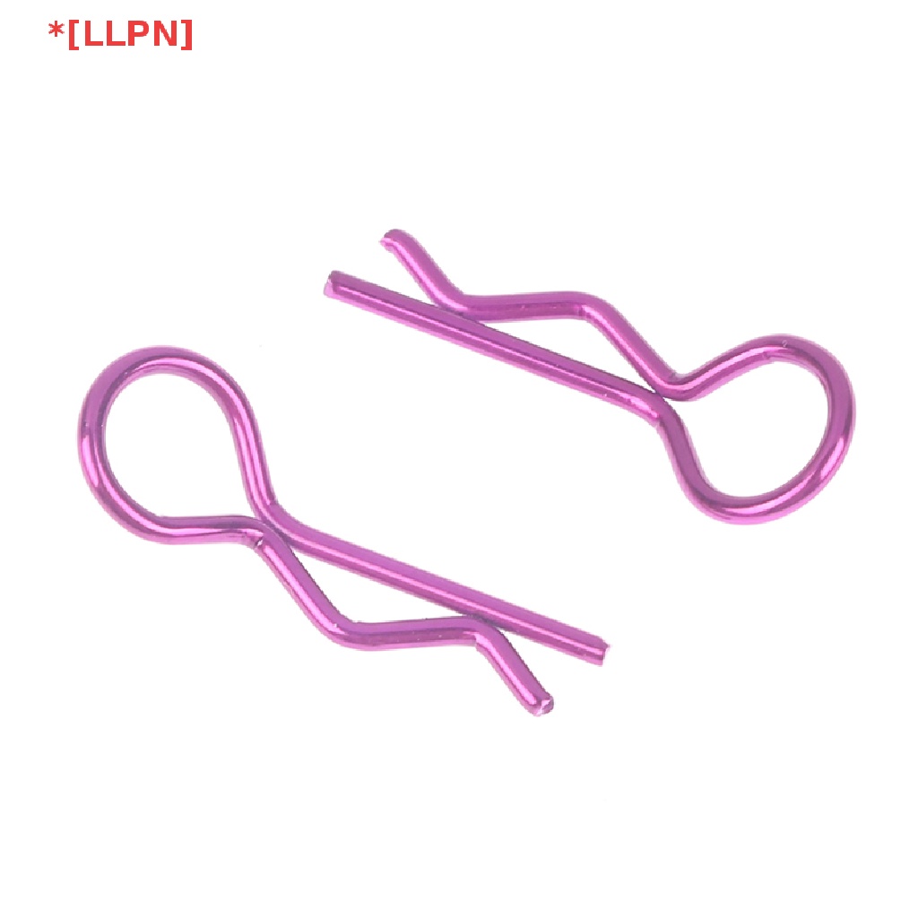 Set 10 Kẹp Chữ R Bằng Kim Loại Cho Xe Hơi Điều Khiển Từ Xa SCX10 Wraith TRX4 TRX6 HSP