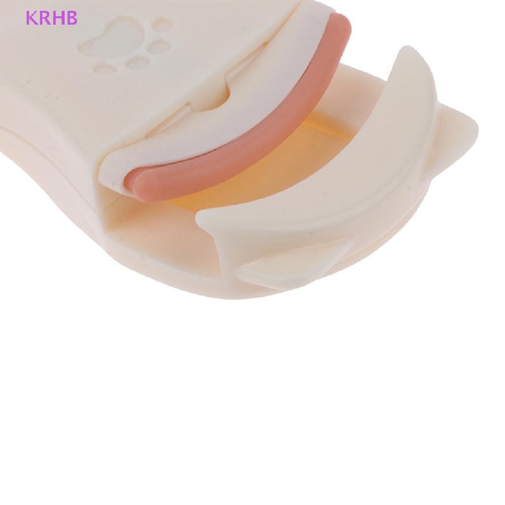 Kẹp Bấm Làm Cong Lông Mi Chuyên Nghiệp Hình Chân Mèo Dễ Thương