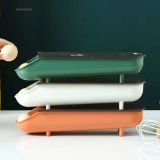【GRCEKRIN】Egg Rack Family Food Storage Containers Kitchen Organization Egg Storage Box