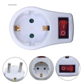 【GRCEKRIN】NEW Socket-Outlet With Switch Socket Adapter Eu Power-Converter Extension Socket