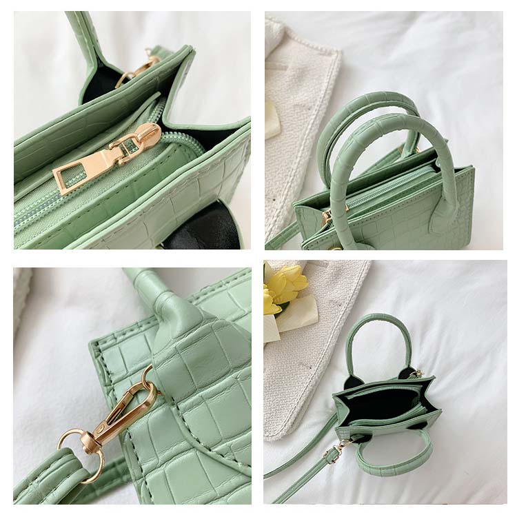 Túi Xách JASMIN NOIR Da PU Vân Da Cá Sấu Thời Trang Cho Nữ