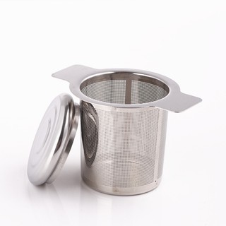 Dụng cụ lọc trà cà phê ZUOGUAN bằng thép không gỉ 304 chống rò rỉ có tay cầm