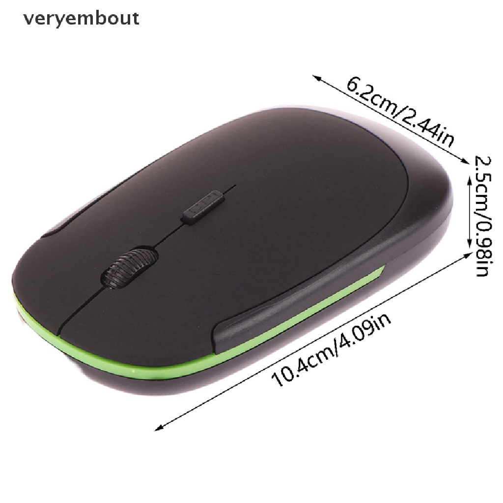 Chuột không dây 2.4ghz Nhỏ Gọn Tiện Dụng Cho Gia Đình / Văn Phòng