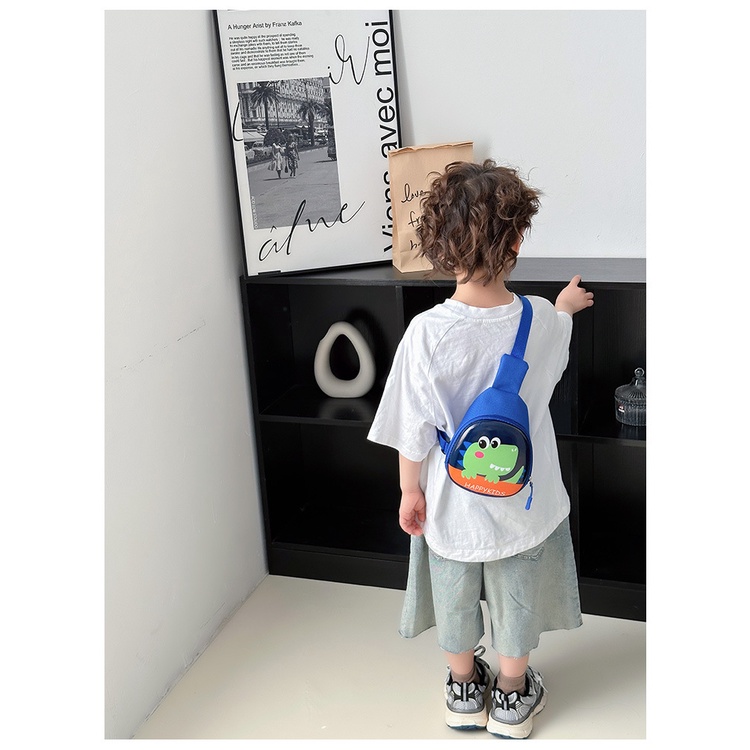 Túi Đeo Chéo Ngực Hình Kỳ Lân Minnie Khủng Long Phi Hành Gia Đáng Yêu Cho Bé