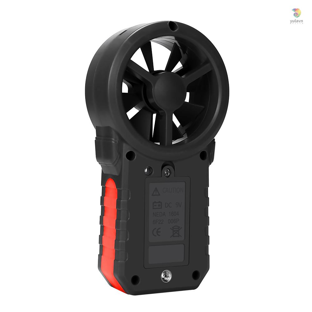 Máy Đo Tốc Độ Gió CFM Cầm Tay Có Đèn Nền LCD Cho Bộ Sưu Tập Thời Tiết Ngoài Trời