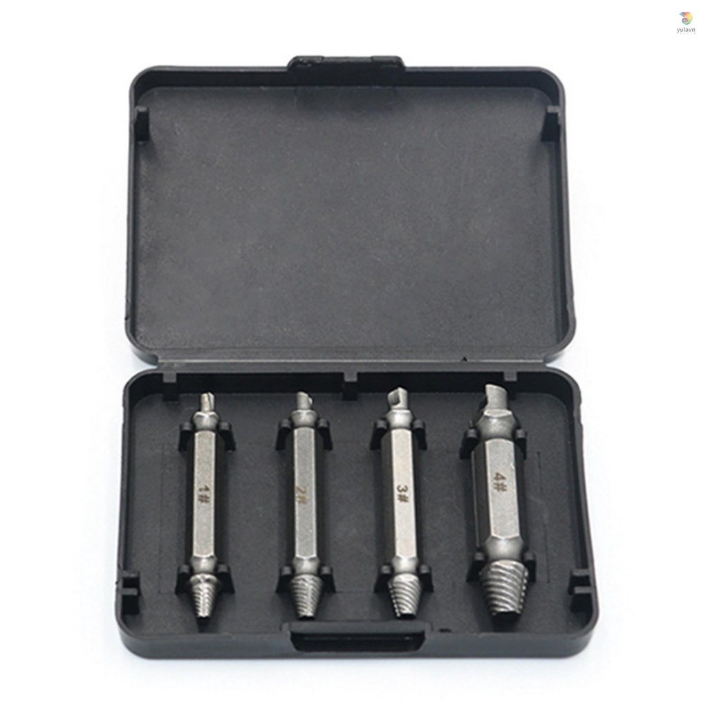 Bộ 4 Mũi Khoan Tháo Gỡ Ốc Vít Bị Hỏng