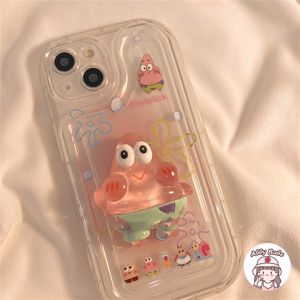 Ốp Điện Thoại TPU Mềm Trong Suốt Chống Mồ Hôi In Hình Spongebob Cho IPhone 14 Pro Max 13 12 11 Pro Max X XS Max