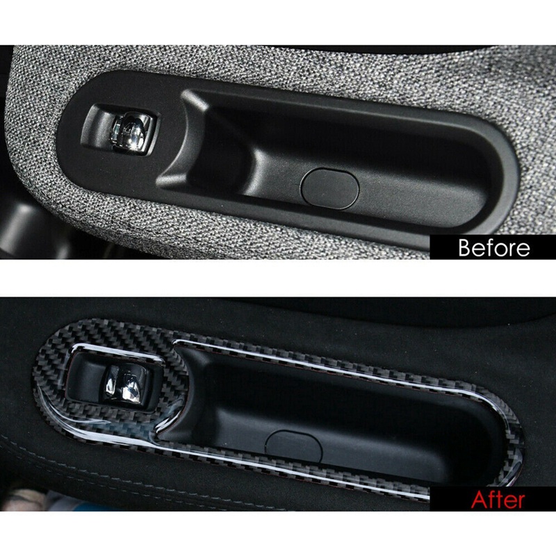 Set 4 Miếng Dán Trang Trí Bảng Công Tắc Cửa Sổ Xe Hơi Mini Countryman F60 2017-2020