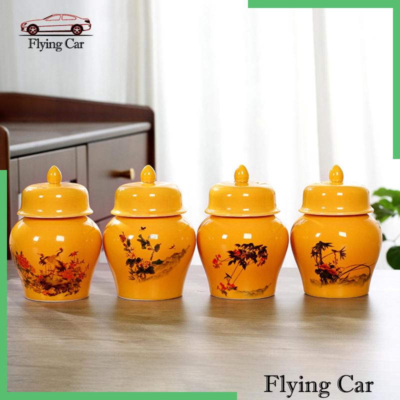 Hũ Gốm Đựng Trà Có Nắp Đậy Tiện Dụng Lzdjfmy2