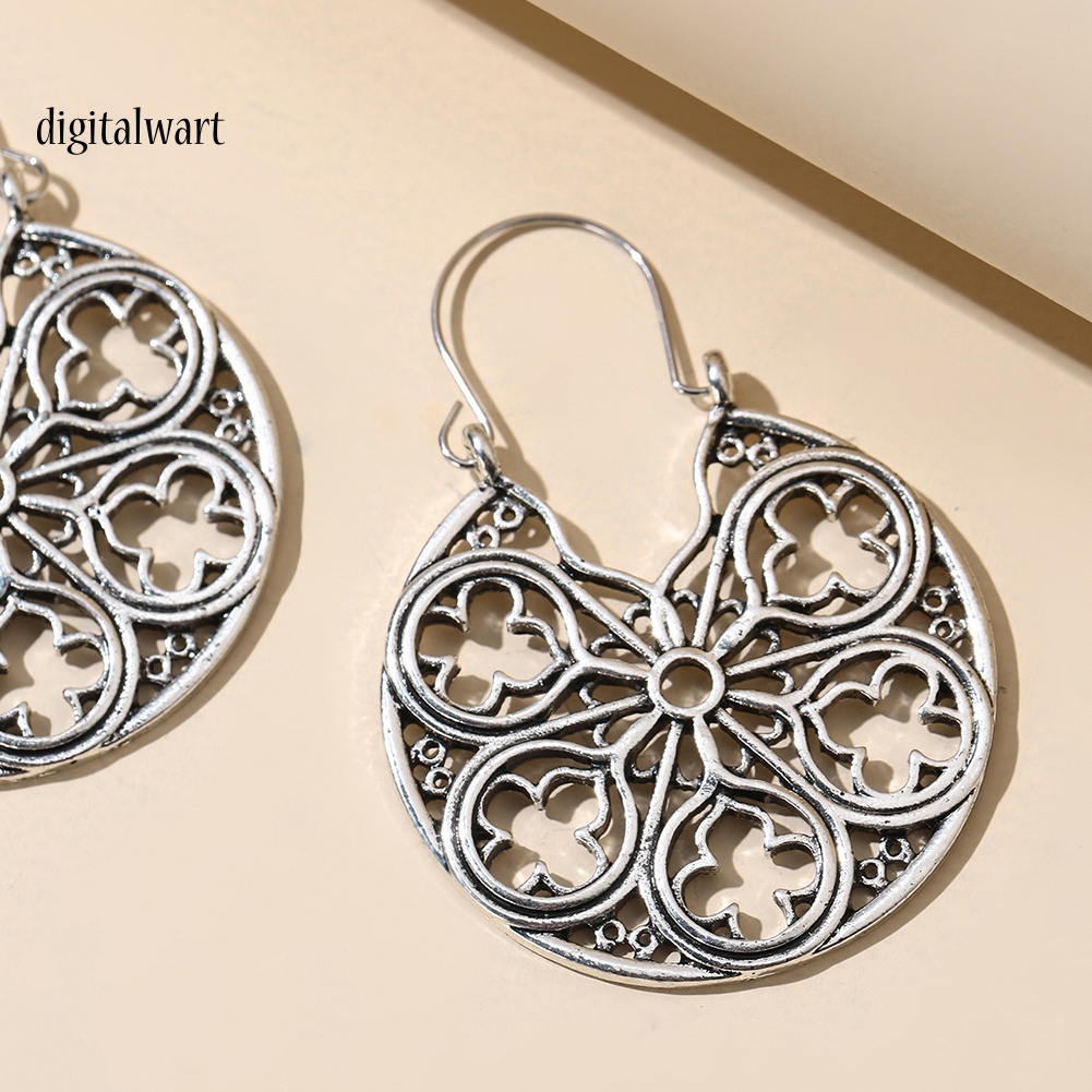 Kỹ Thuật Số| Khuyên Tai Nữ Trang Dáng Tròn Tạo Hình Độc Đáo