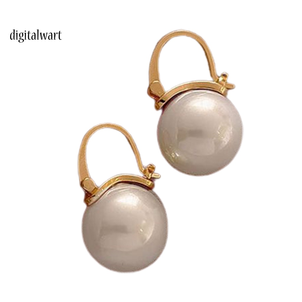 Kỹ Thuật Số| 1 Đôi Bông Tai Đính Ngọc Trai Giả Tinh Tế Bắt Mắt Thích Hợp Cho Hoạt Động Ngoài Trời