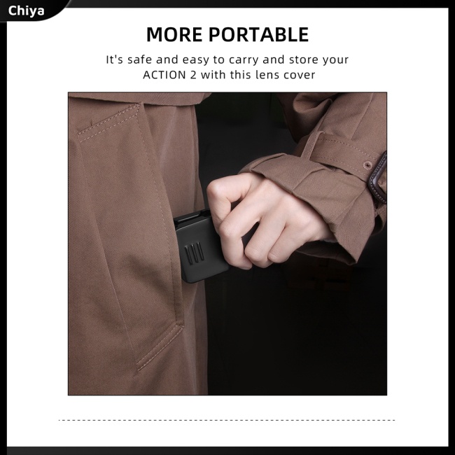 Vỏ Bọc Bảo Vệ Ống Kính Máy Ảnh Hành Động 2 Chống Rơi Chống Trầy Xước Chống Rơi Vỡ