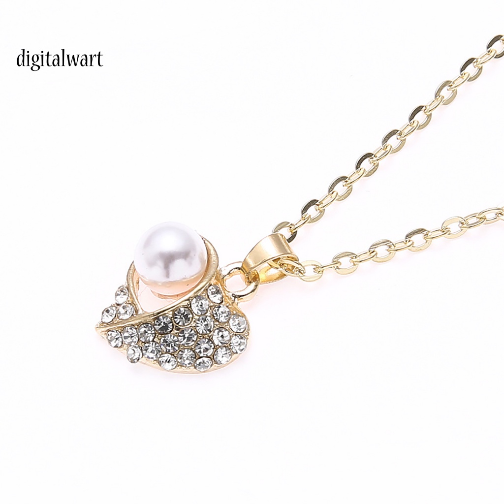 Kỹ Thuật Số| Vòng cổ HợP Kim HìNh Tim ĐíNh Đá Xinh XắN