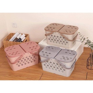 Giỏ Làn đi sanh Honper nhựa dẻo chắc chắn siêu đẹp cho mẹ và bé Mát Mát Mask