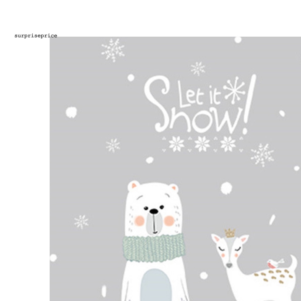 Sticker PVC Dán Cửa Sổ Tự Dính Họa Tiết Hoạt Hình Dễ Thương Bắt Mắt