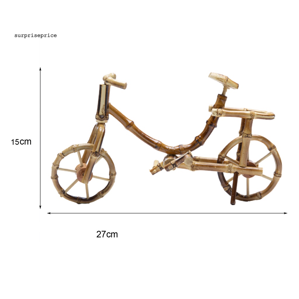 Xe Đạp Bằng Tre Thủ Công Dùng Trang Trí Nhà Cửa