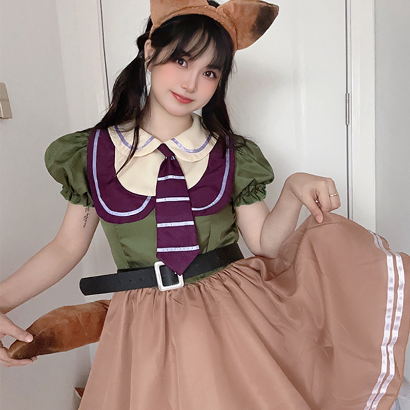 Bộ Trang Phục Hóa Trang Zootopia Judy Nick Nhân Dịp Halloween / Sinh Nhật / Giáng Sinh