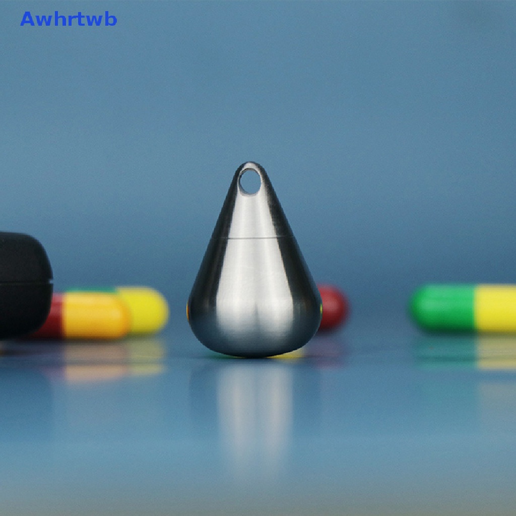 1 Hộp Đựng Thuốc Mini Bằng Thép Không Gỉ Mới