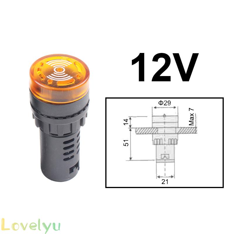 ⭐2023 ⭐1Pcs Flash + Active Buzzer Alarm 3 Colour + 3 Volts AD16-16SM Units Great Buy