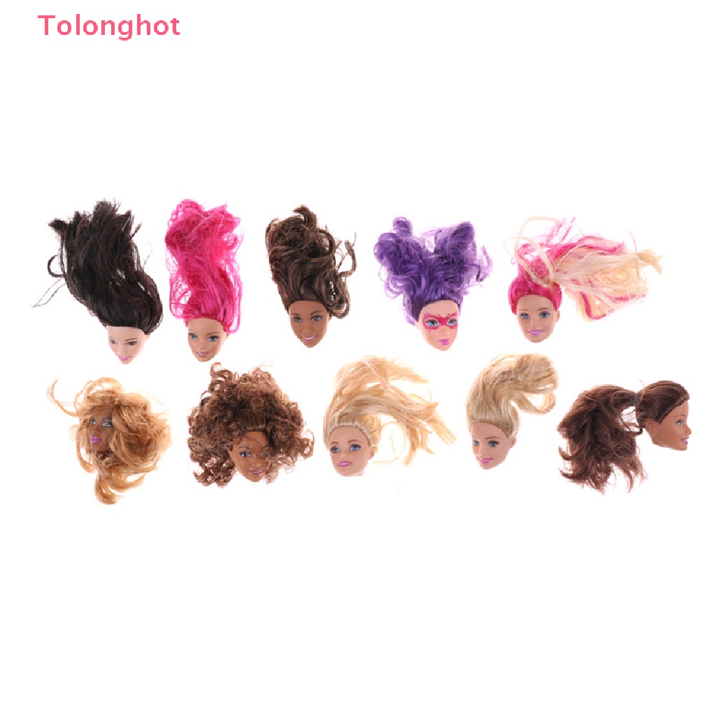 Đầu Búp Bê Barbie Tóc Dài Tỉ Lệ 1 / 6