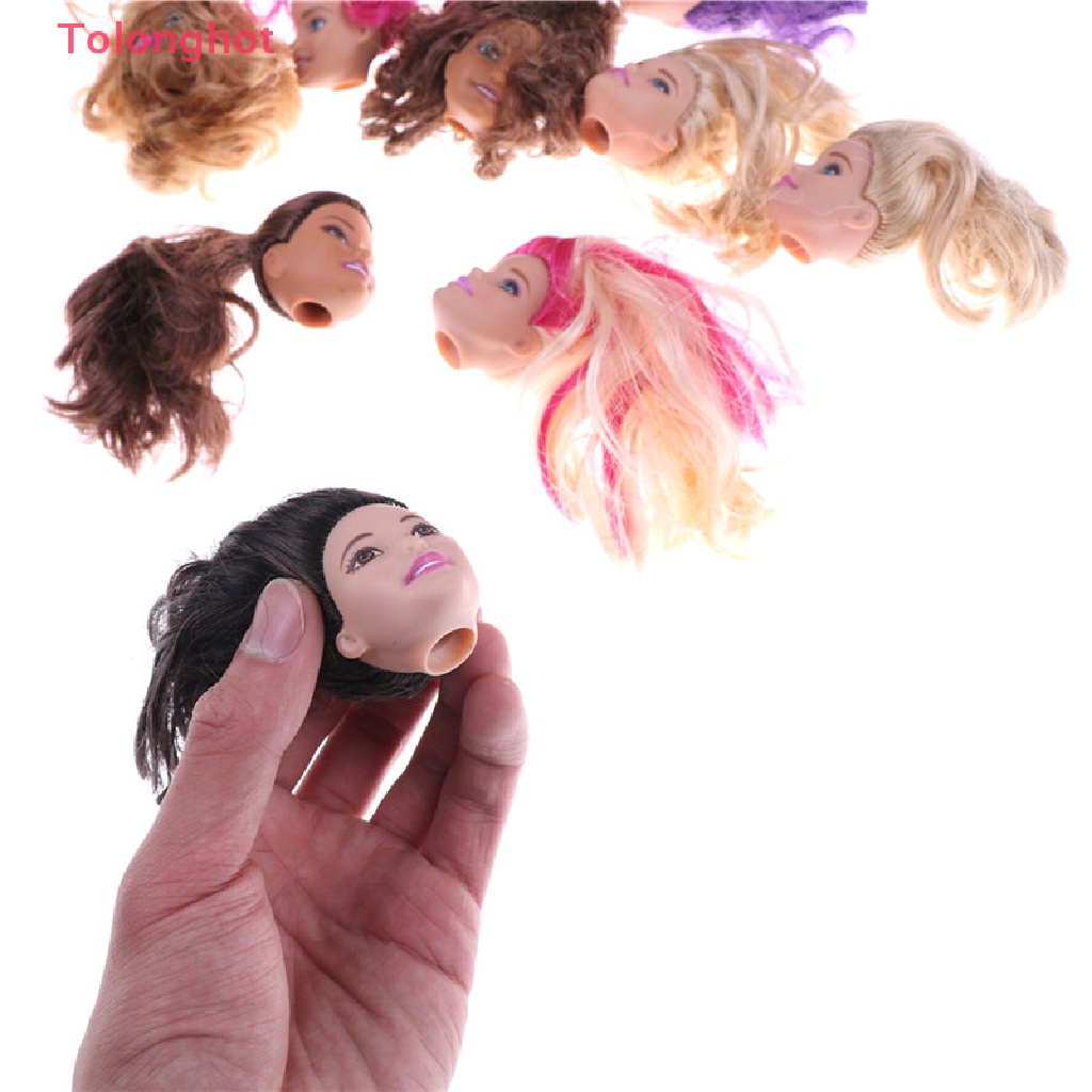 Đầu Búp Bê Barbie Tóc Dài Tỉ Lệ 1 / 6