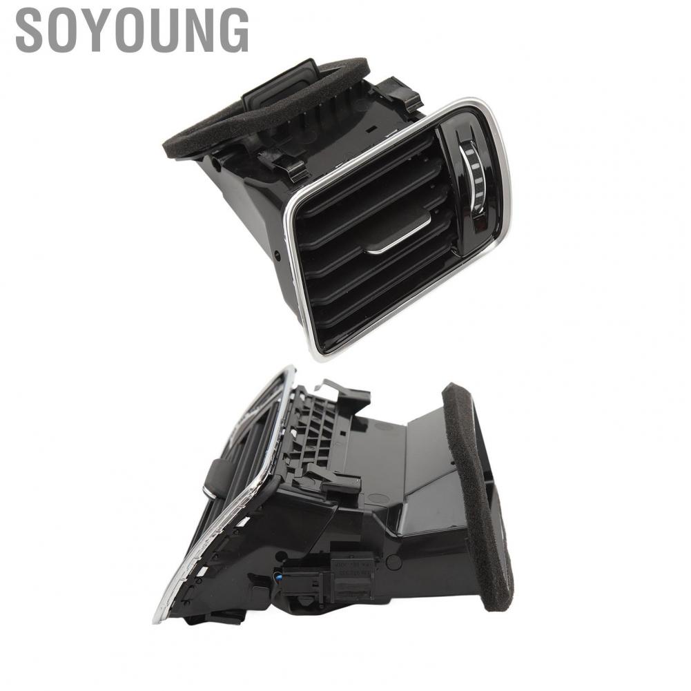 Soyoung Central Panel AC Air Vent  Shockproof Car Conditioning Outlet Uniform Airflow for Left Hand Drive B6 B7 LHD Vehicle