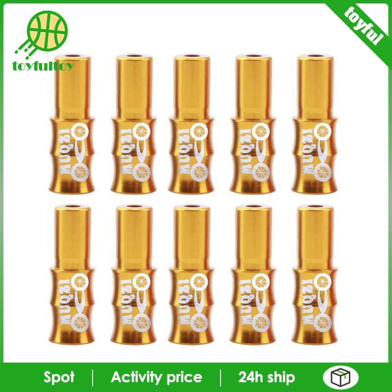 Set 10 Nắp Đậy Dây Cáp Xe Đạp Bằng Hợp Kim Nhôm