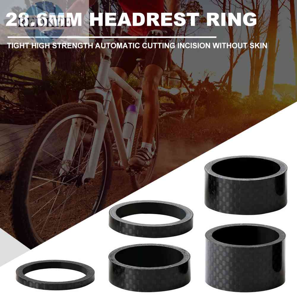 Vòng Đệm Cổ Bằng Sợi Carbon 28.6mm 3mm 5mm 10mm 15mm 20mm Cho Xe Đạp