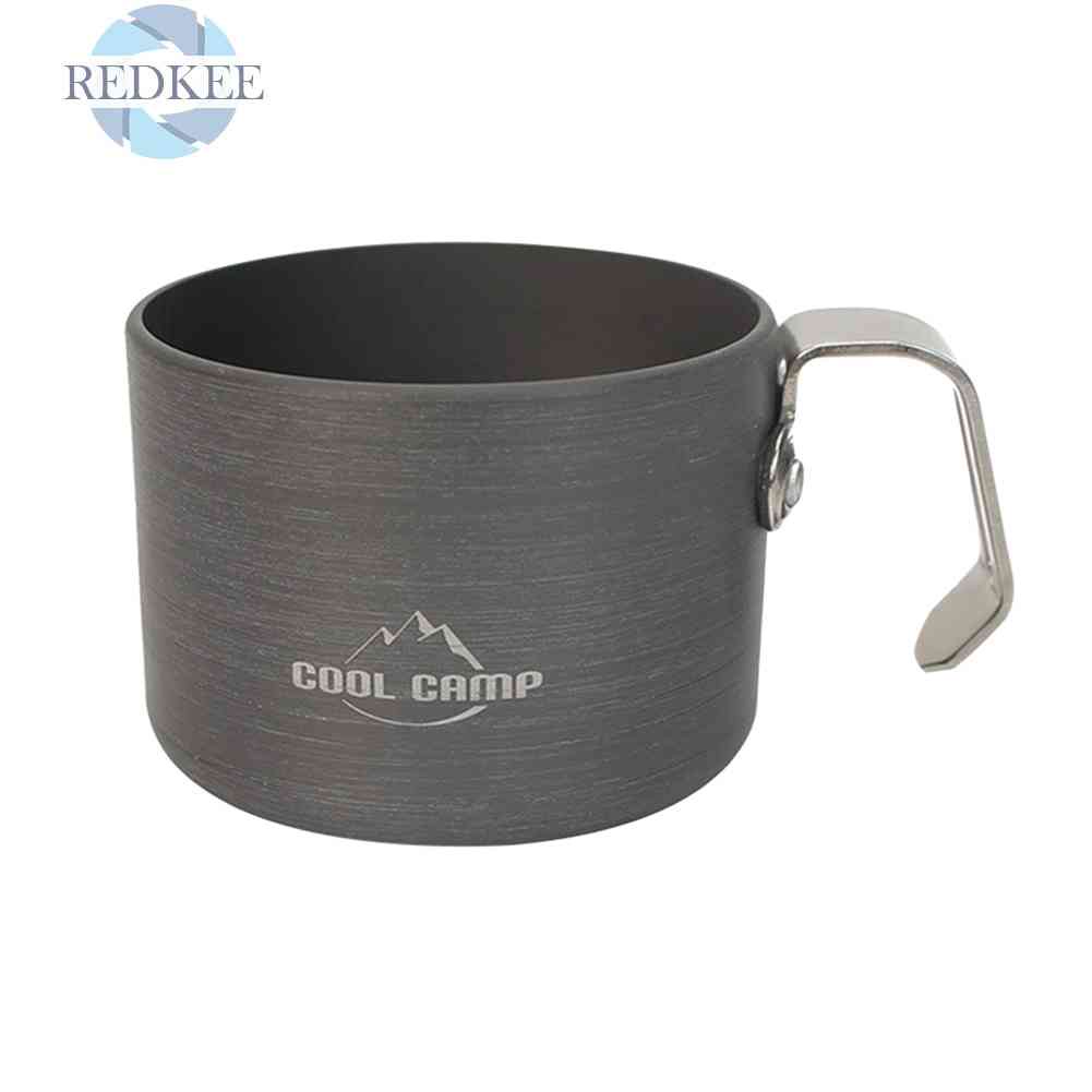 Cốc Cà Phê Bằng Thép Không Gỉ Có Tay Cầm Tiện Dụng