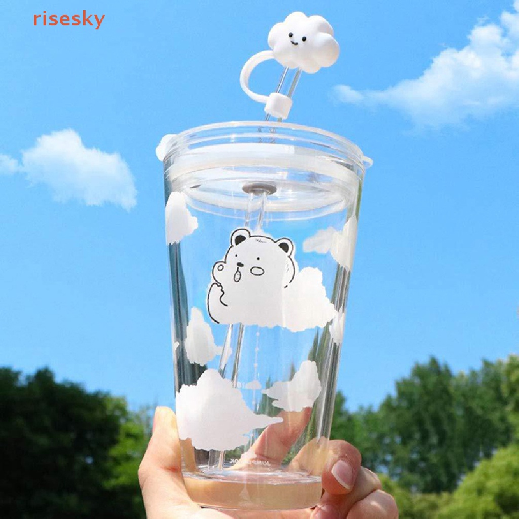 Nắp Đậy Ống Hút Bằng Silicone Tái Sử Dụng Tiện Lợi
