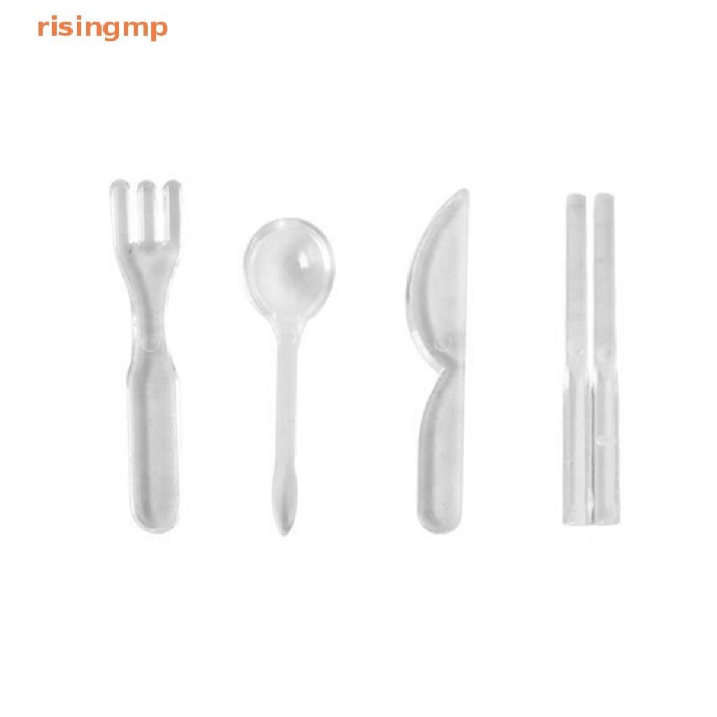 1 Bộ Muỗng Nĩa Dùng Trang Trí Nhà Búp Bê 1: 6